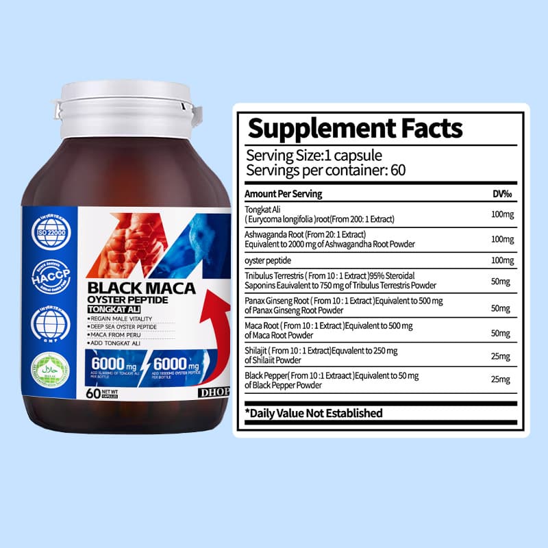 Caffiy Ashwagandha Maca Oyster Capsules, product photo 2