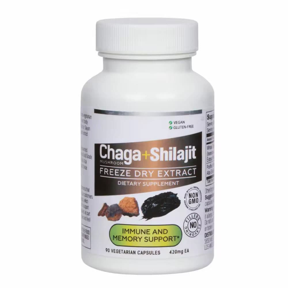 Caffiy Chaga Shilajit Mushroom Capsules, product photo 1
