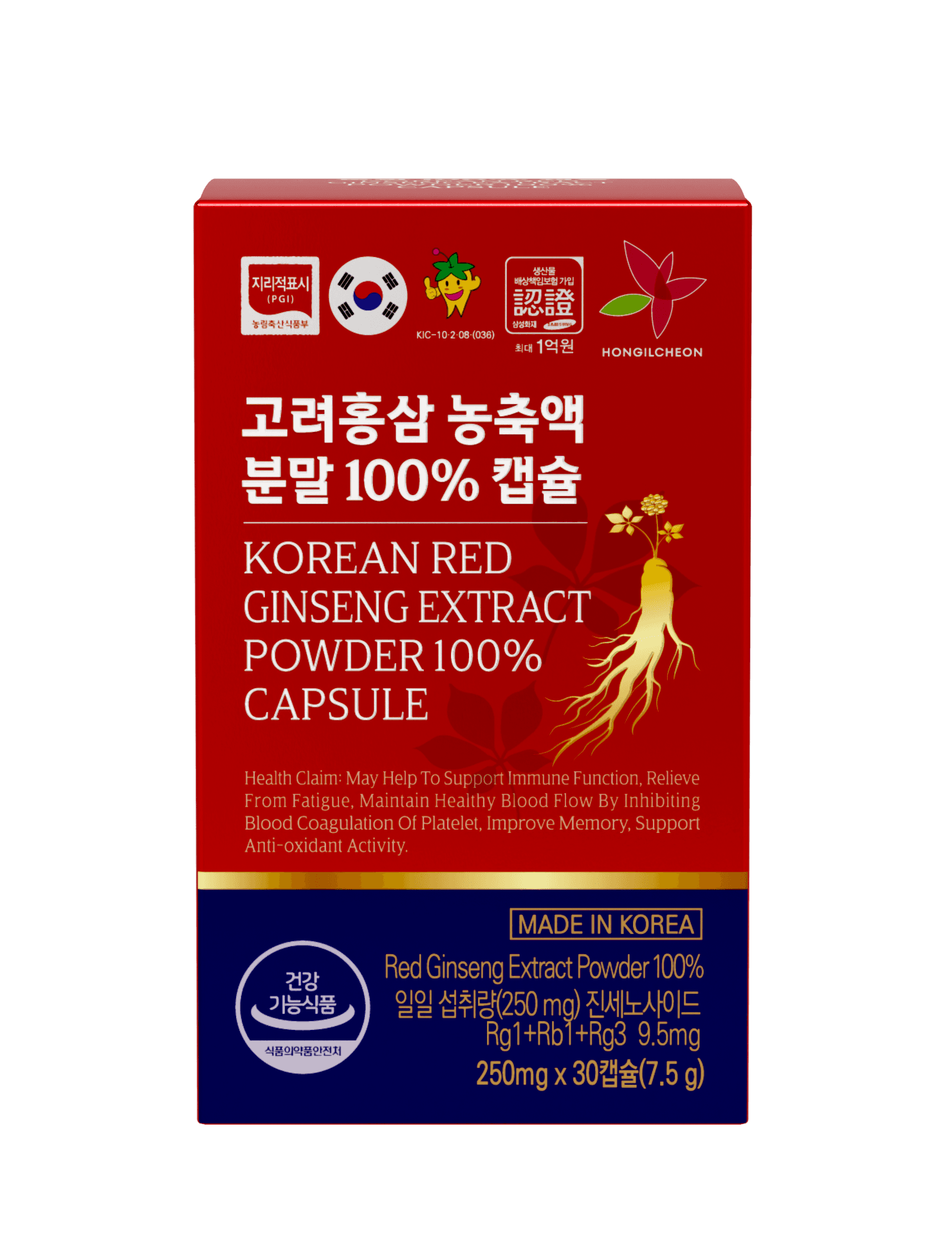 Caffiy Korean Red Ginseng Capsules, product photo 1