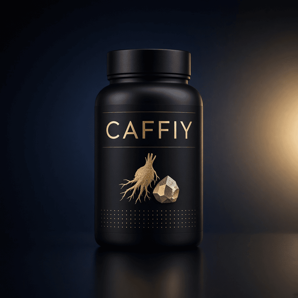 Caffiy Maca Zinc Capsules, capsule bottle