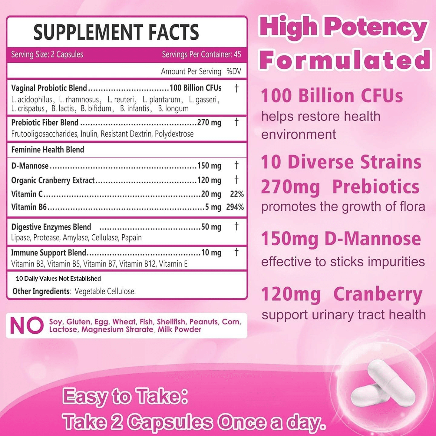 Caffiy Probiotic Cranberry Digestive, product photo 3