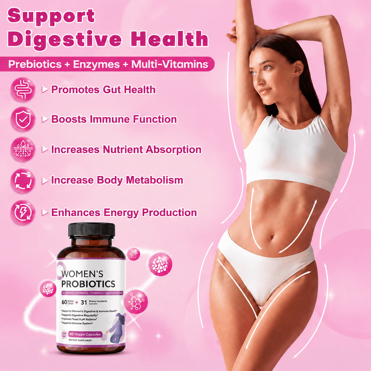 Caffiy Probiotic Cranberry Digestive, product photo 6