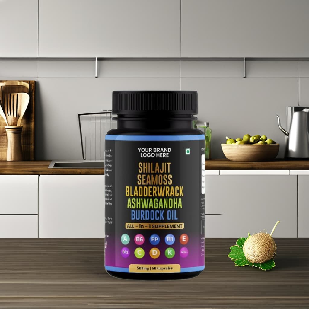 Caffiy Shilajit Sea Moss Capsules, product photo 1