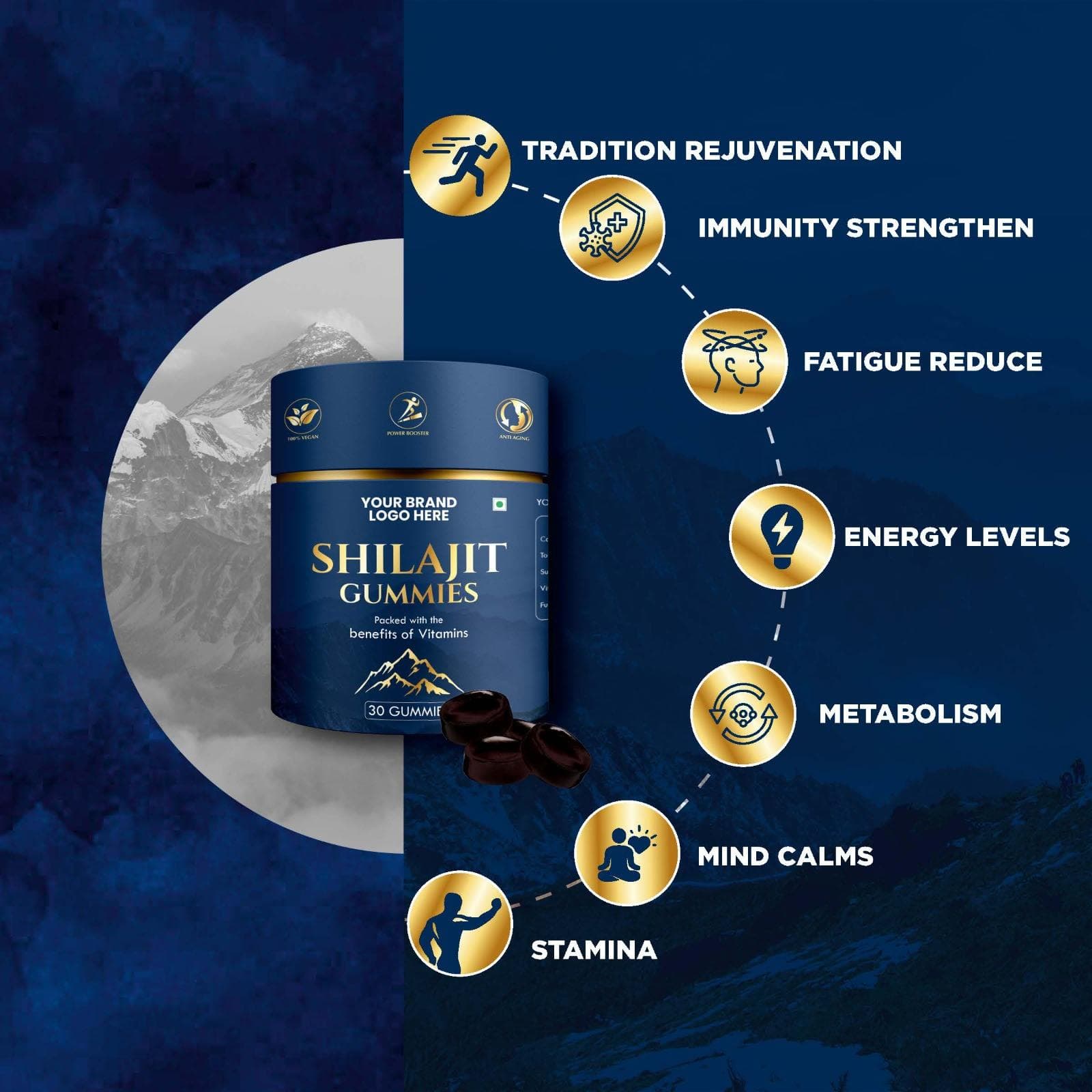 Caffiy Pure Shilajit Capsules, product photo 4