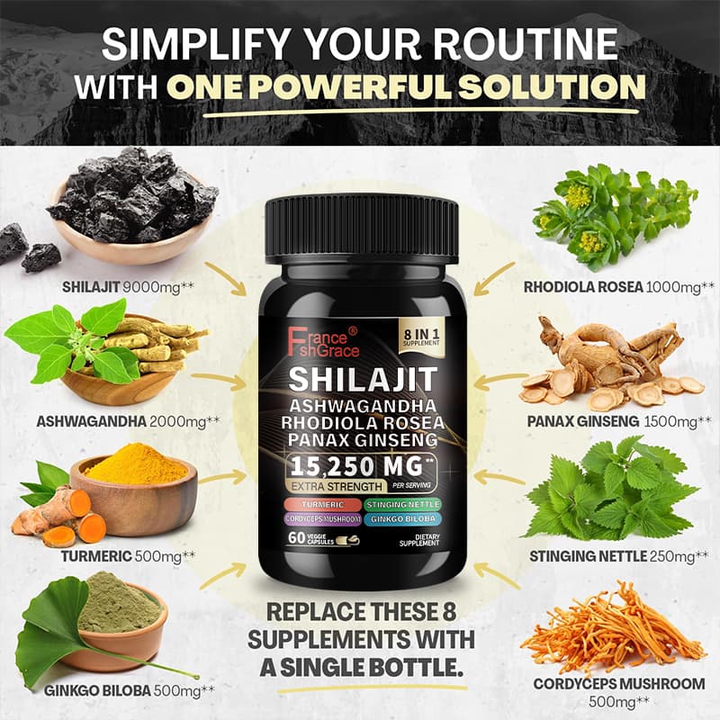 Caffiy Shilajit Rhodiola Capsules, product photo 2