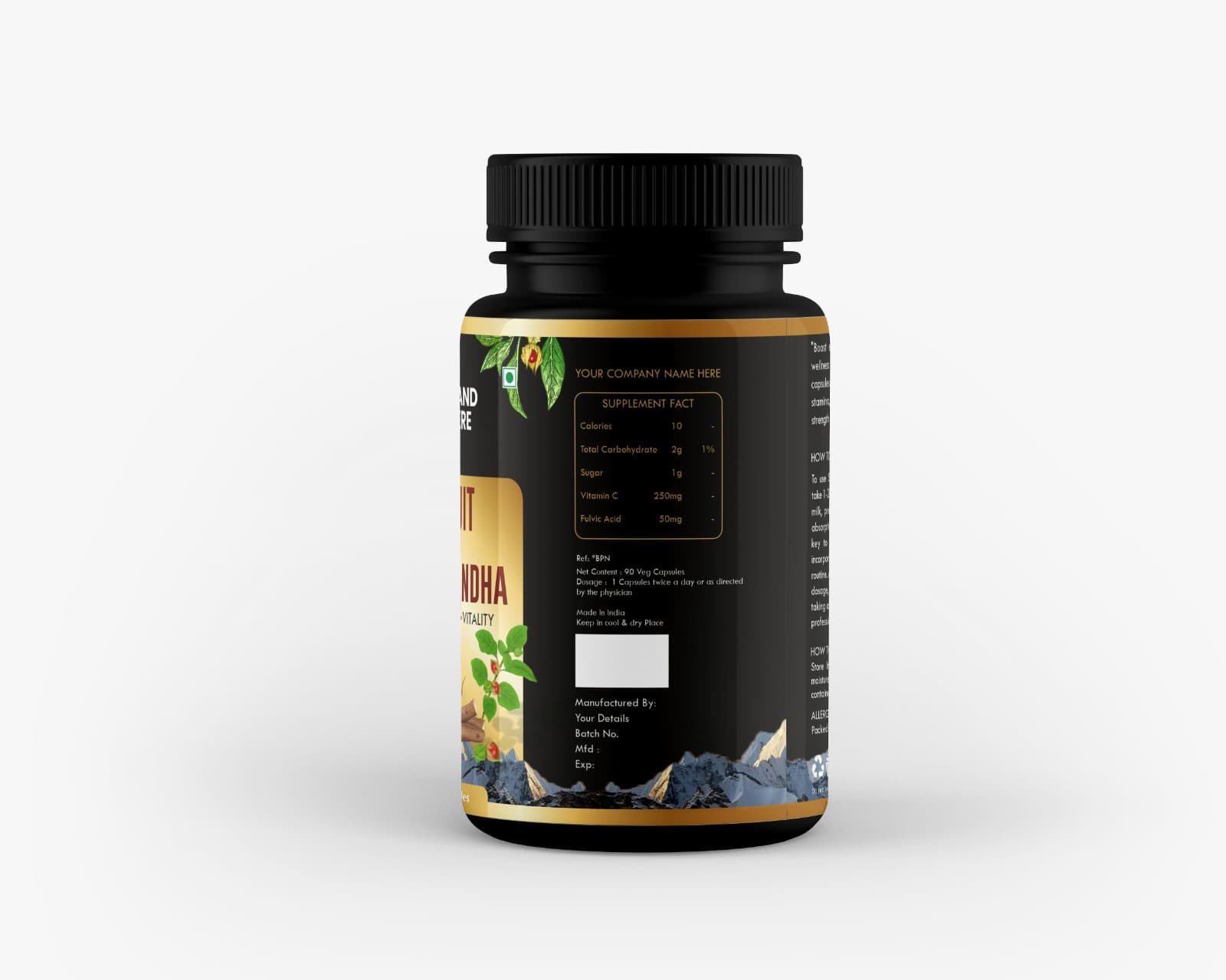 Caffiy Shilajit Safed Musli Capsules, product photo 2