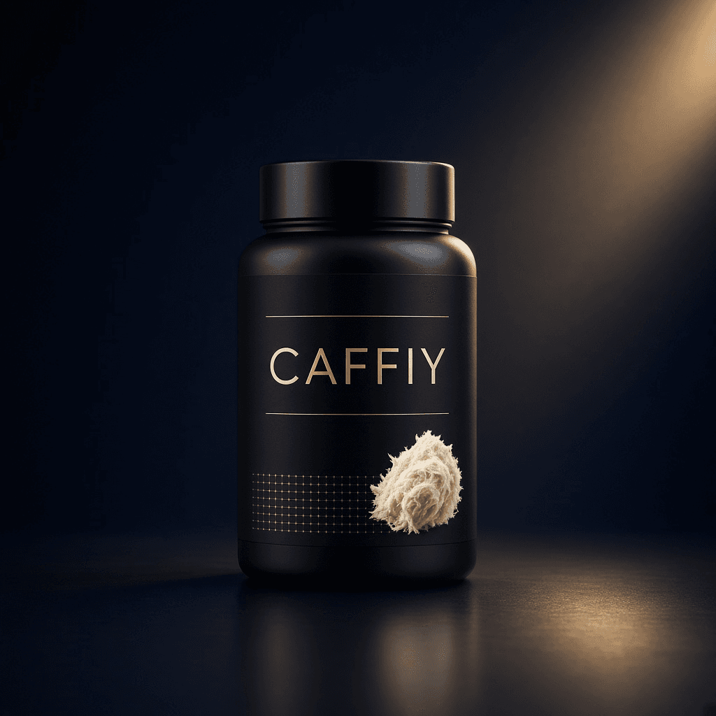 Caffiy Shilajit Safed Musli Capsules, capsule bottle