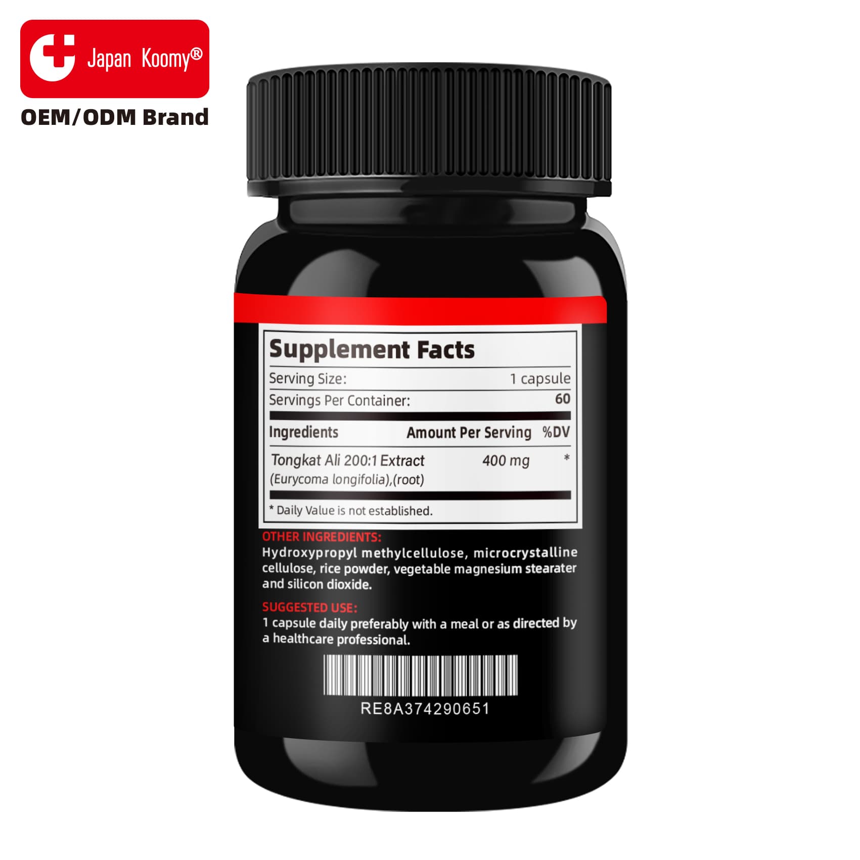 Caffiy Tongkat Ali 400mg Capsules, product photo 4