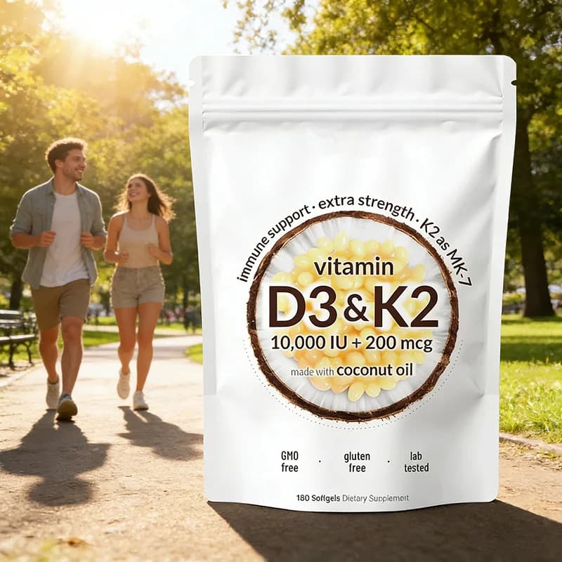 Caffiy Vitamin D3 K2 Capsules, product photo 1
