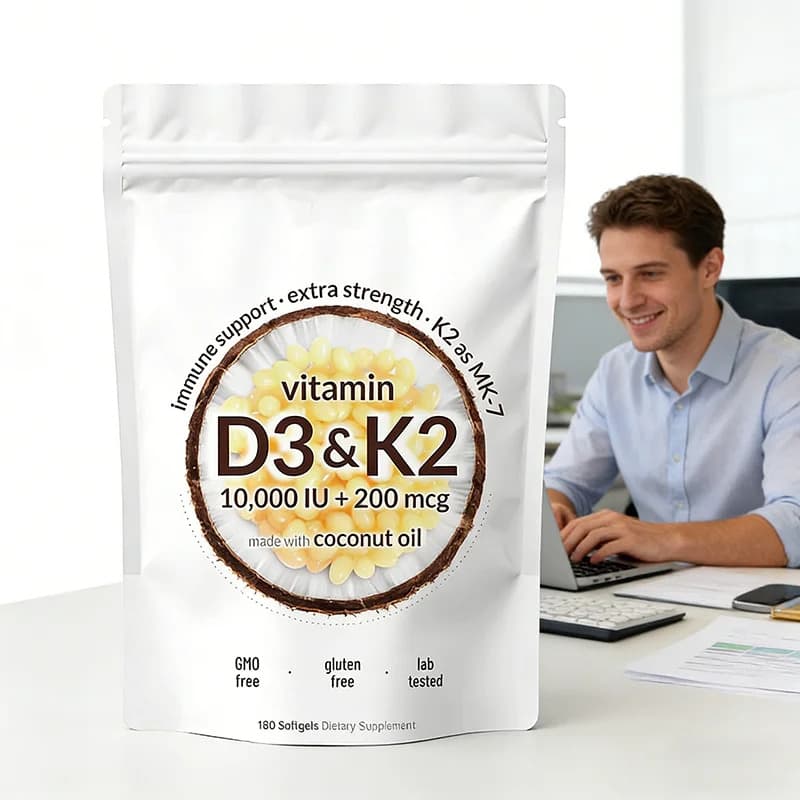 Caffiy Vitamin D3 K2 Capsules, product photo 3
