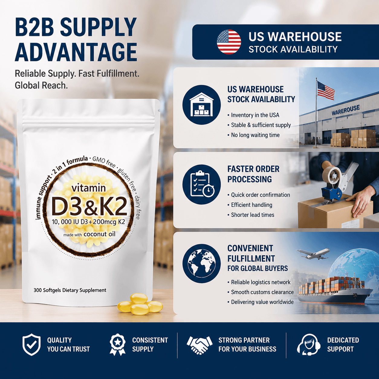 Caffiy Vitamin D3 K2 Capsules, product photo 5