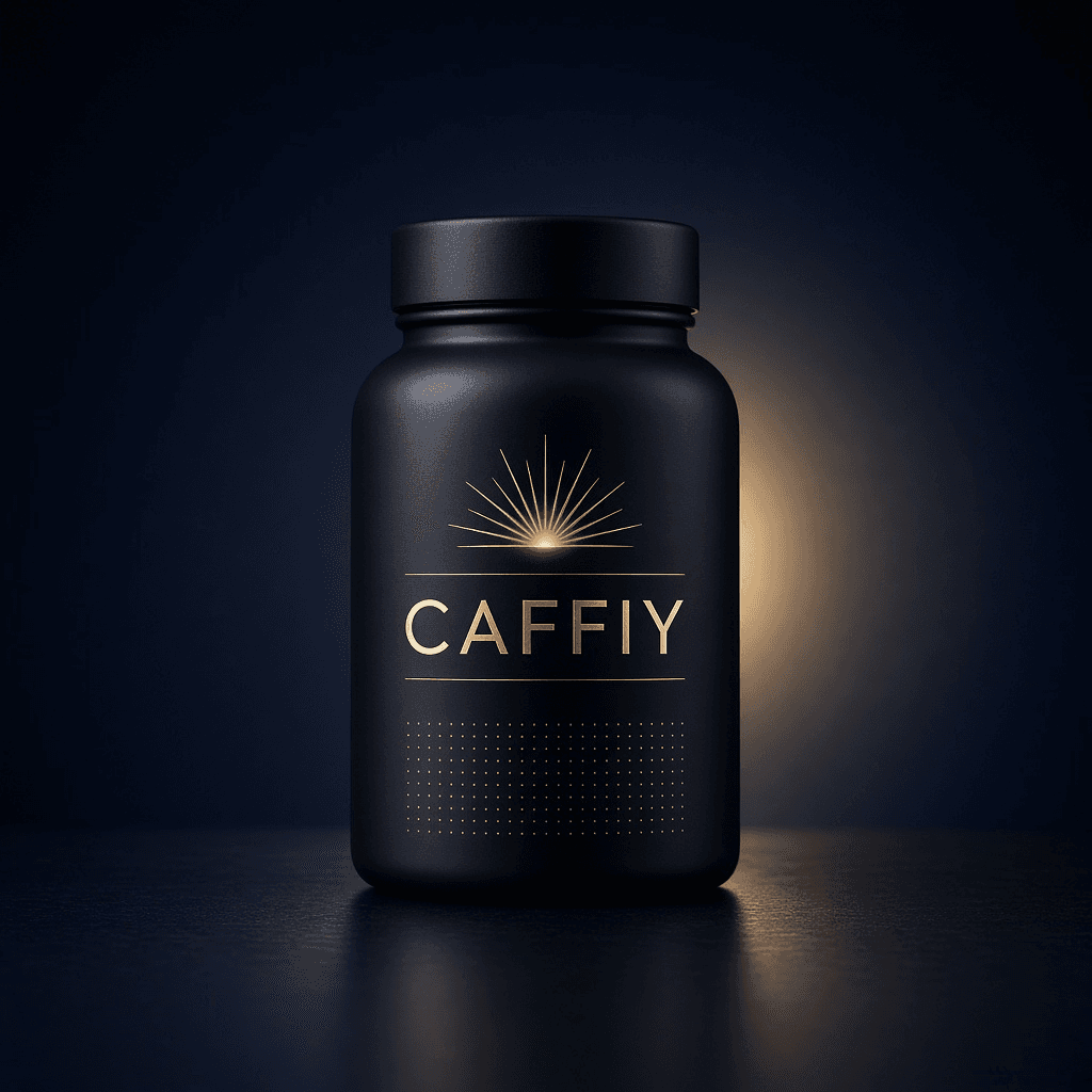 Caffiy Vitamin D3 K2 Capsules, capsule bottle