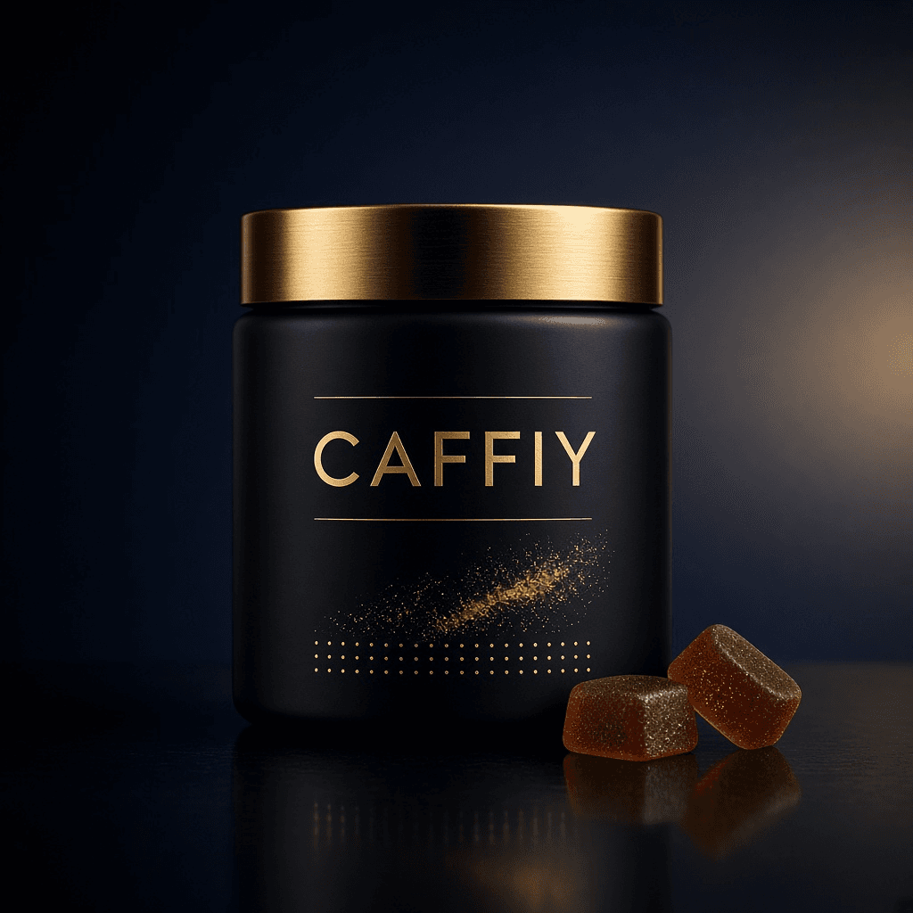 Caffiy Berberine Cinnamon Gummies, gummy jar
