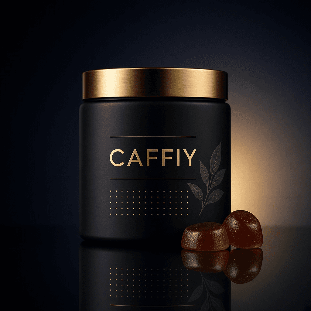 Caffiy Epimedium Gummies, gummy jar