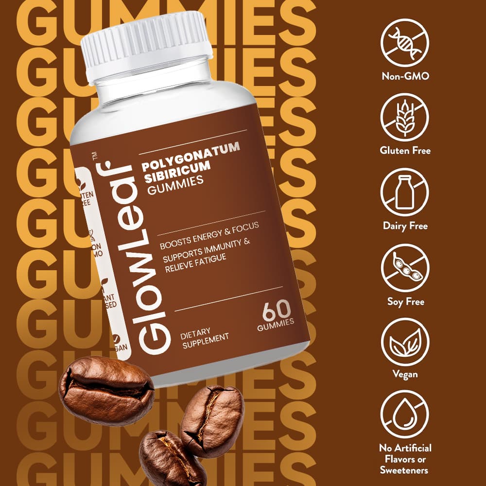 Caffiy Polygonatum Yerba Mate Gummies, product photo 4