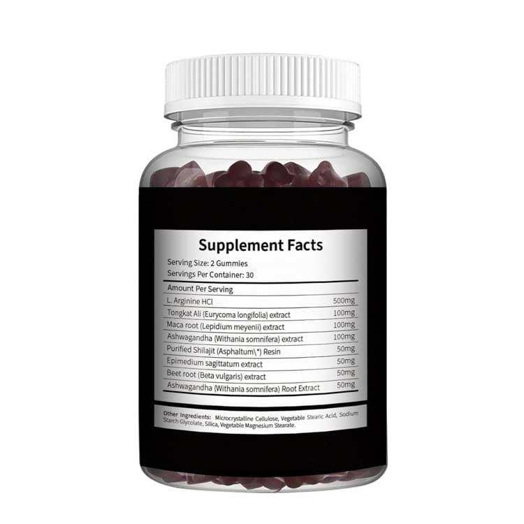 Caffiy Shilajit Epimedium Maca Gummies, product photo 6