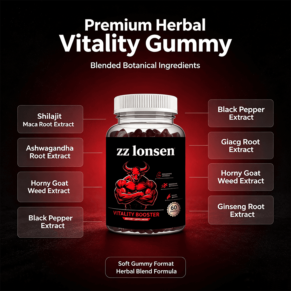 Caffiy Shilajit Boron Maca Gummies, product photo 3