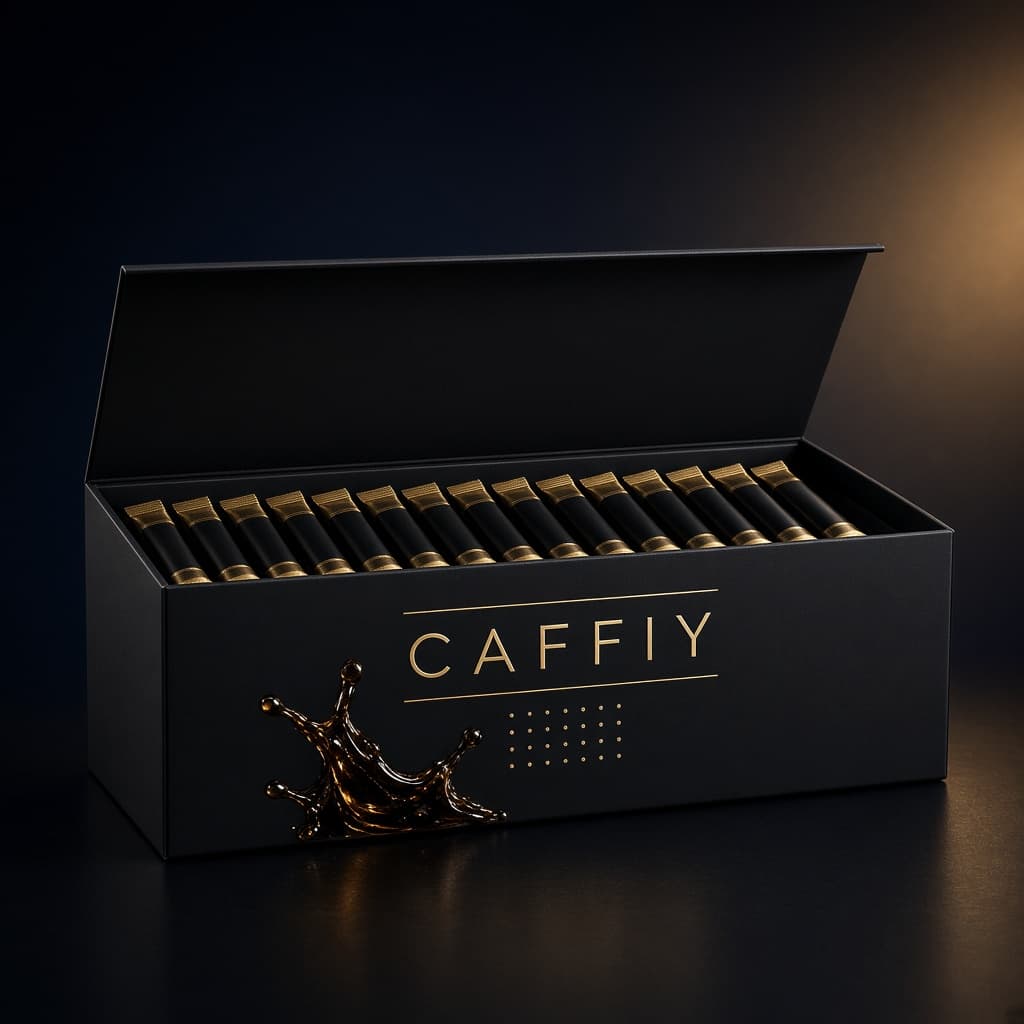 Caffiy Shilajit Honey Sticks, honey stick box