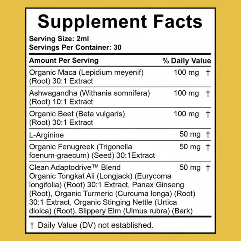 Caffiy Maca Root Liquid Drops, product photo 2
