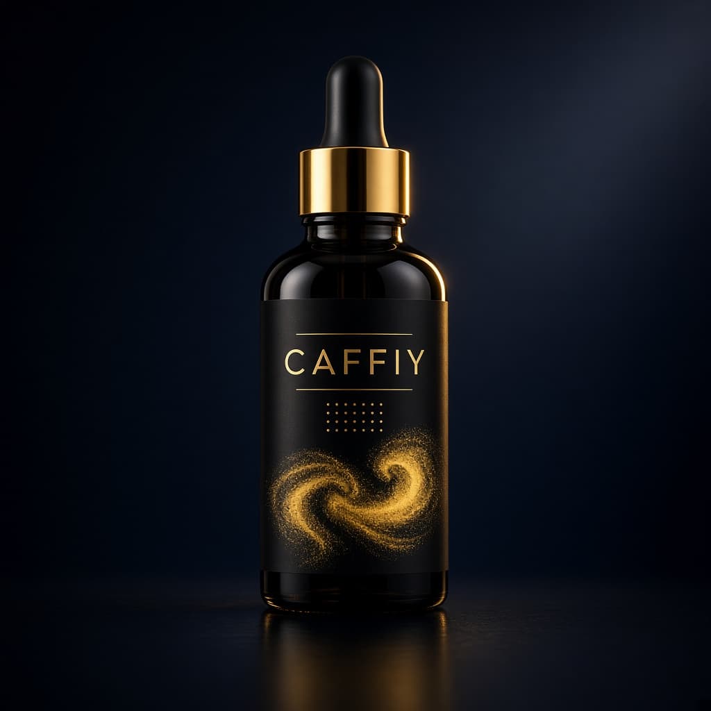 Caffiy Maca Root Liquid Drops, dropper bottle