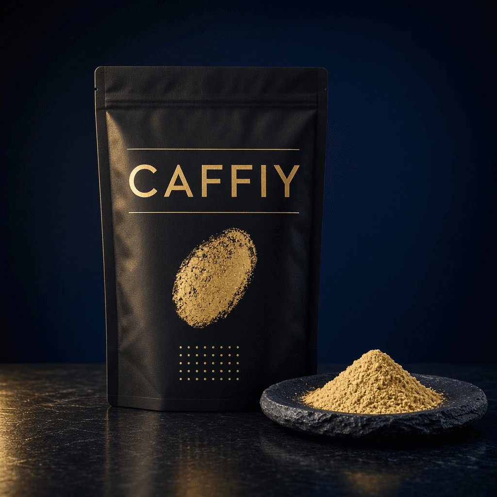 Caffiy Maca Root Powder, powder pouch
