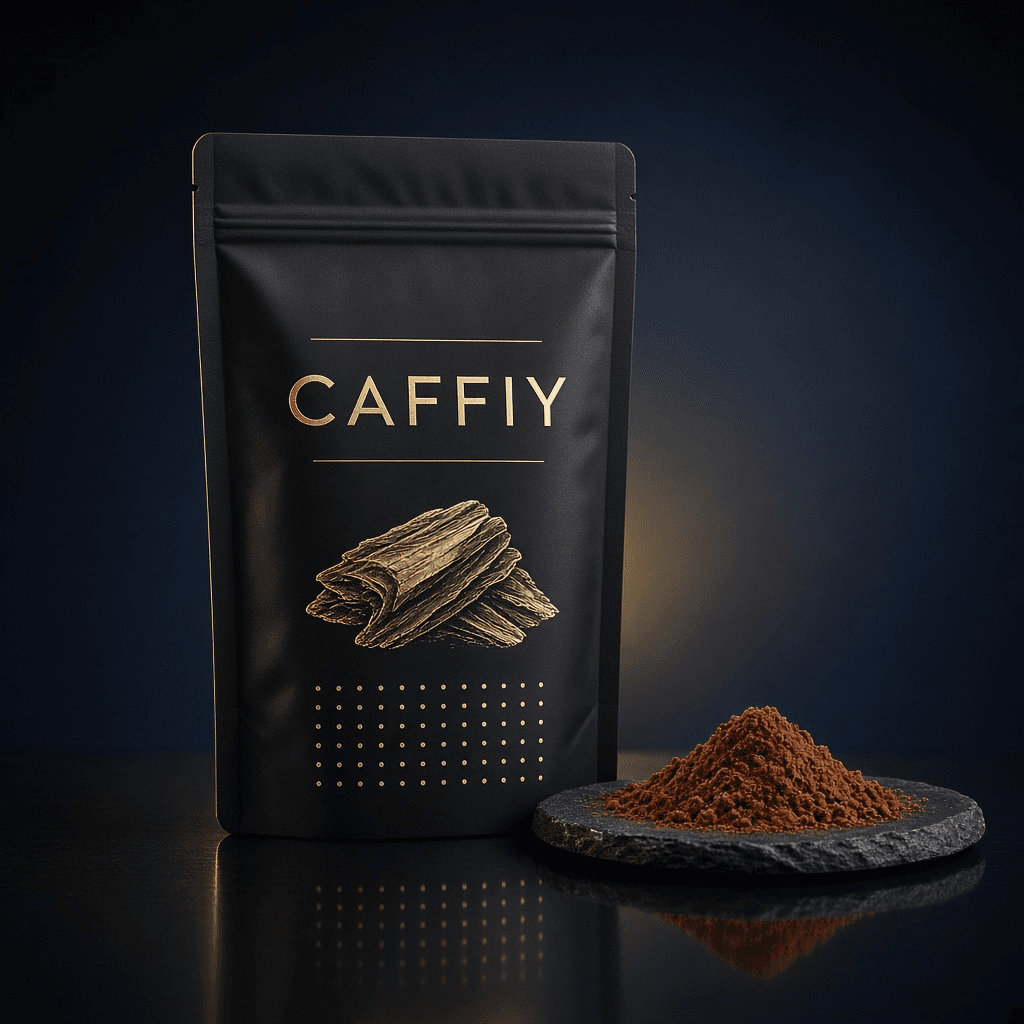 Caffiy Tongkat Ali Powder, powder pouch
