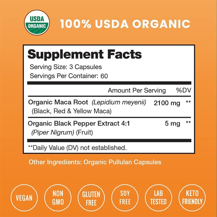 Caffiy Maca Black Pepper Softgels, product photo 2