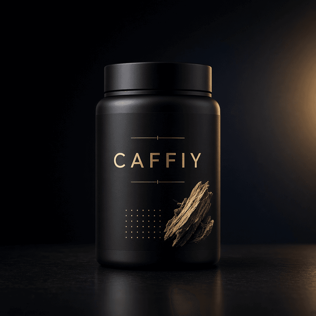 Caffiy Tongkat Ali Root Tablets, tablet bottle