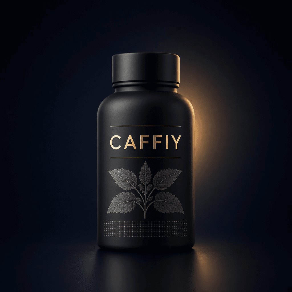 Caffiy Tongkat Ali Nettle Tablets, tablet bottle