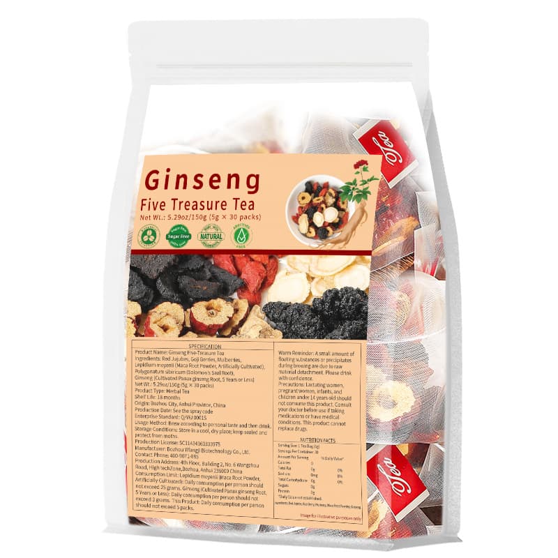 Caffiy Ginseng Maca Mulberry Tea, product photo 3