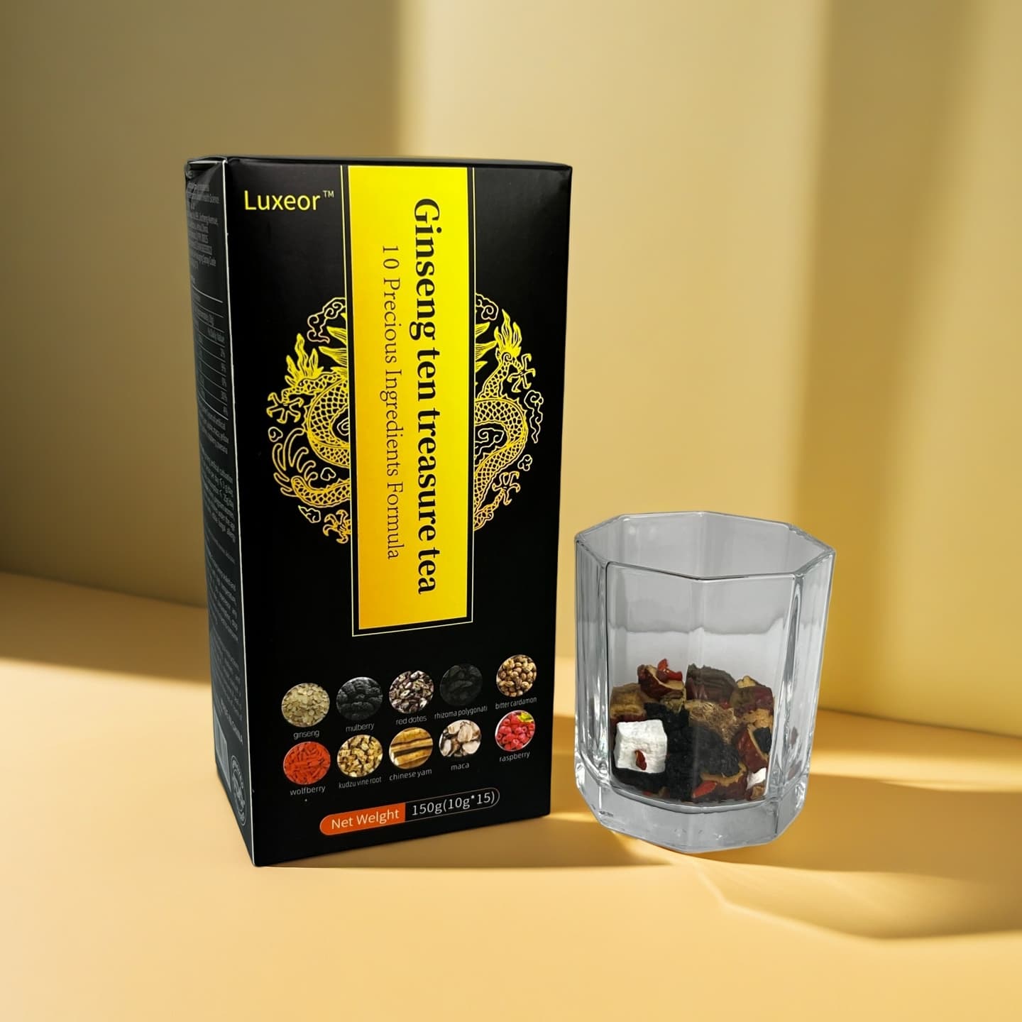 Caffiy Maca Poria Goji Tea, product photo 3