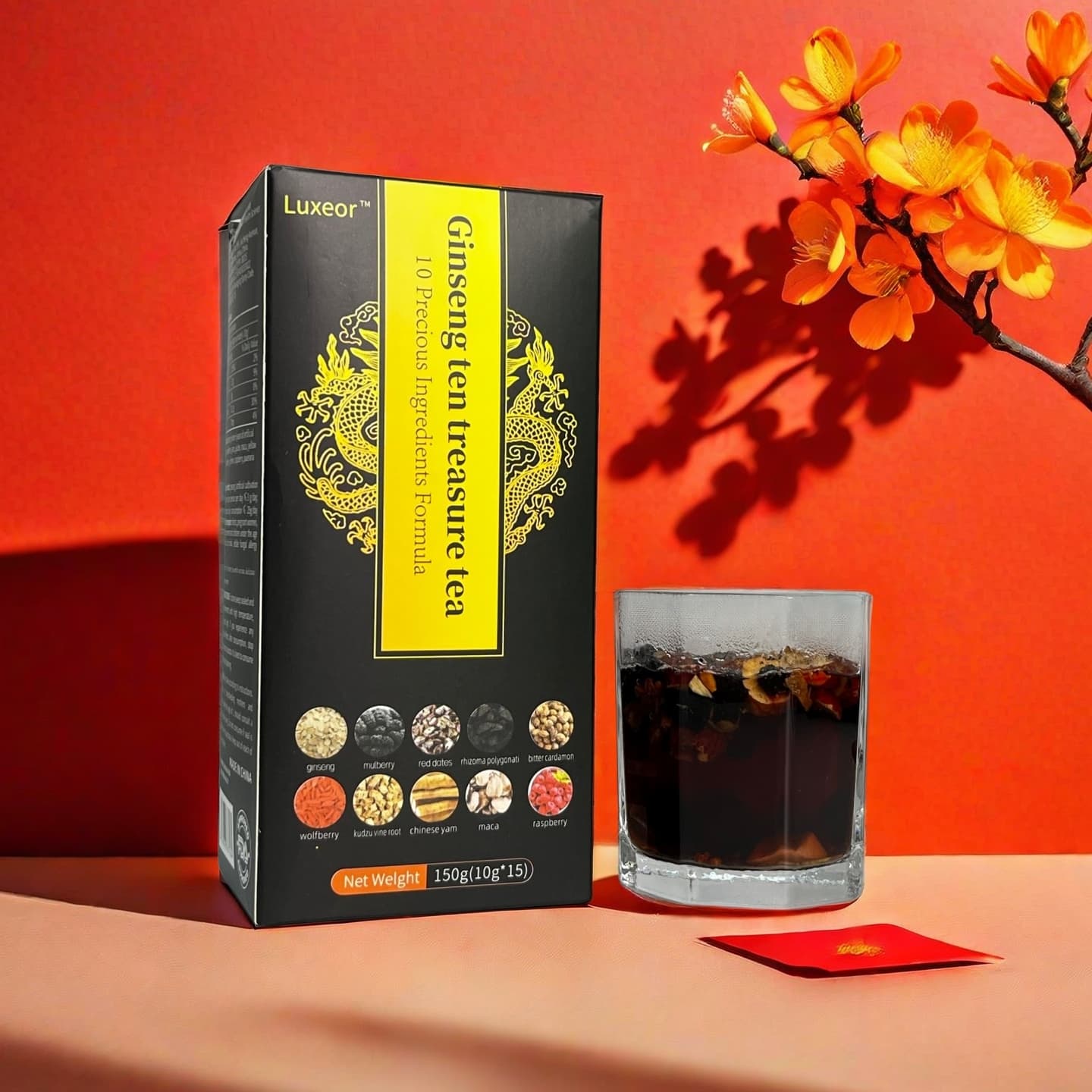 Caffiy Maca Poria Goji Tea, product photo 4